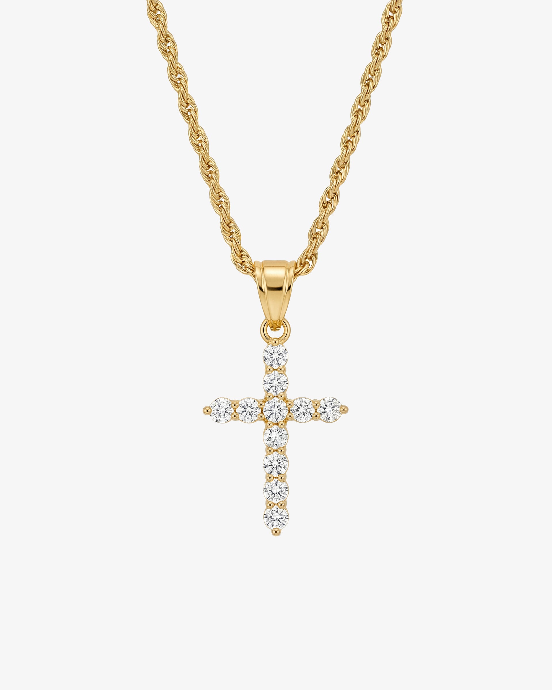 ICY CROSS NECKLACE