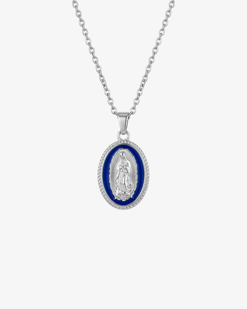 VIRGIN MARY SILVER NECKLACE
